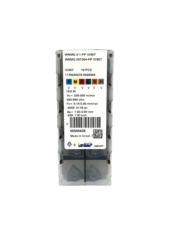 Iscar-WNMG 06T304-PP IC907 5505629-Turning inserts