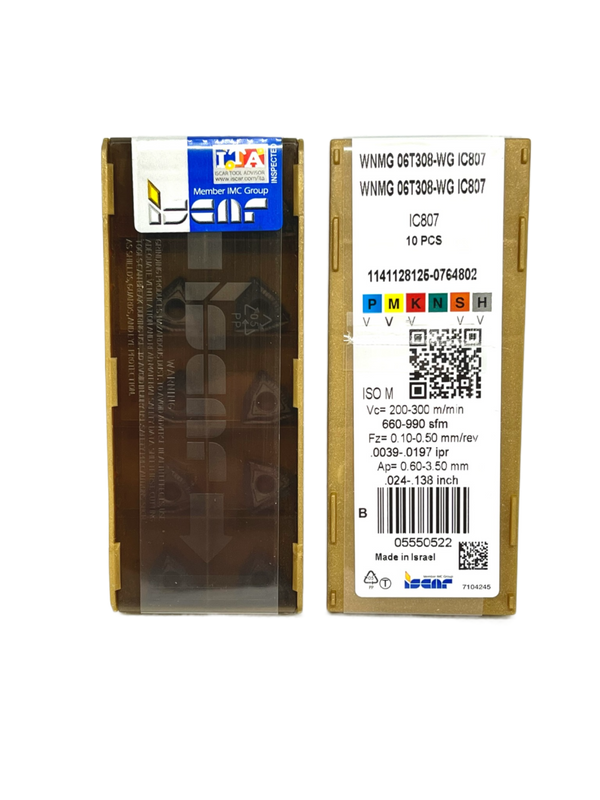 Iscar-WNMG 06T308­-WG IC807 5550522-Turning inserts