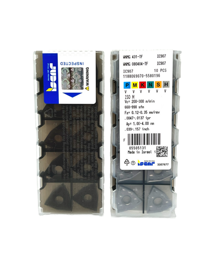 Iscar-WNMG 080404-TF IC907 5505131-Smartinserts