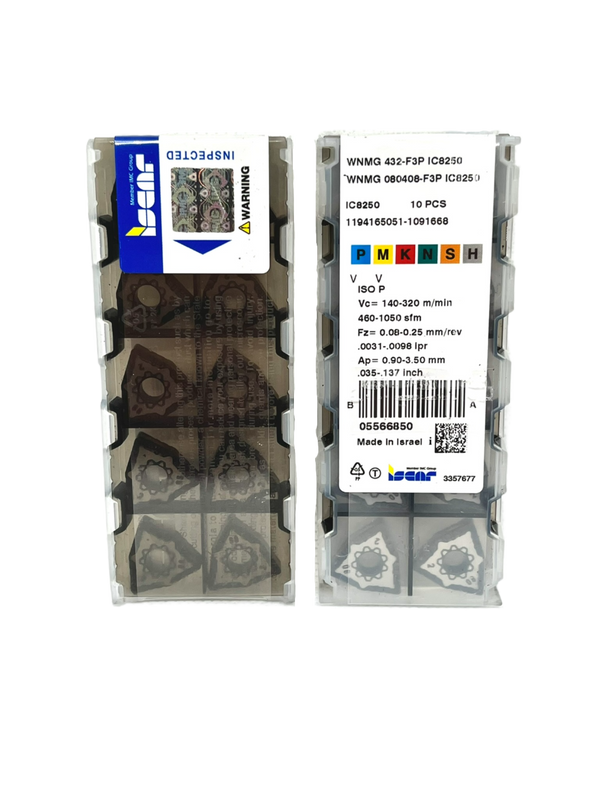 Iscar-WNMG 080408-F3P IC8250 5566850-Turning inserts
