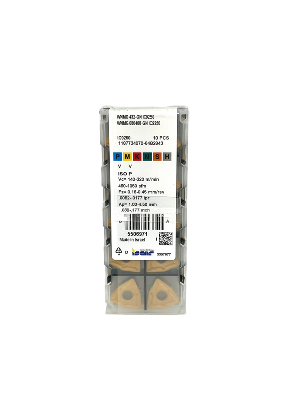 Iscar-WNMG 080408­-GN IC9250 5506971-Turning inserts