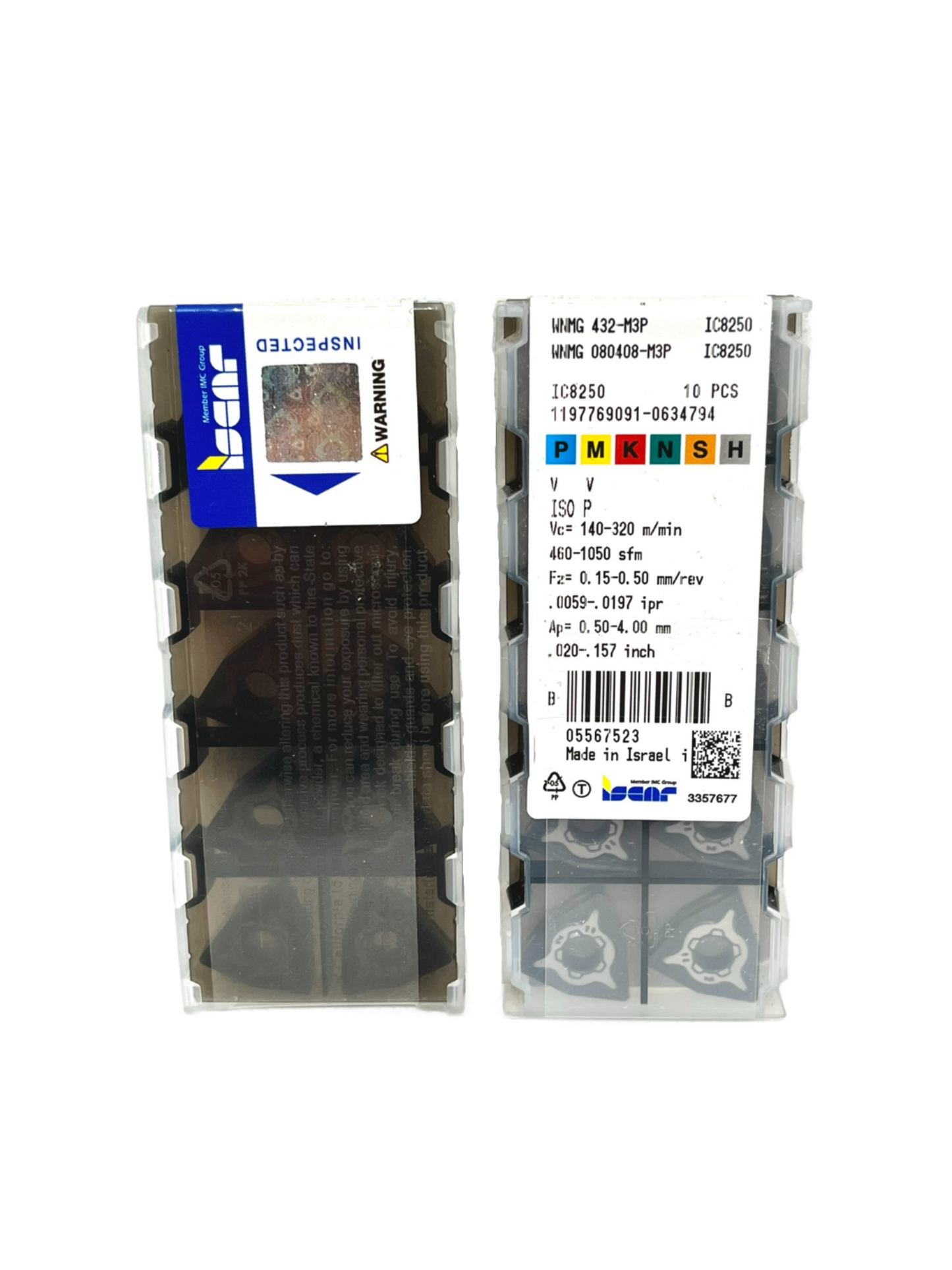 Iscar-WNMG 080408-M3P IC8250 5567523-Smartinserts