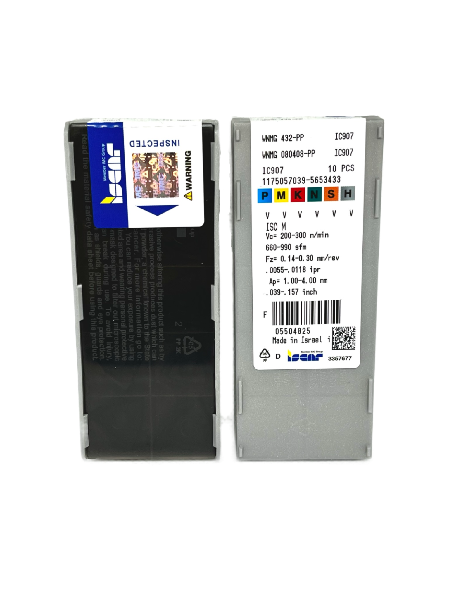 Iscar-WNMG 080408-PP IC907 5504825-Smartinserts