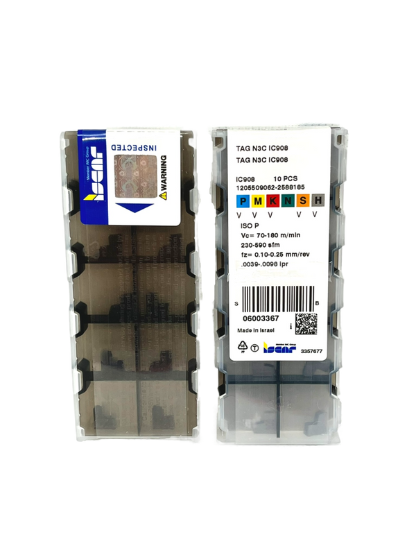 Iscar-TAG N3C IC908 6003367-Smartinserts