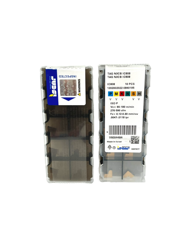 Iscar-TAG N3CB IC808 6004484-Smartinserts