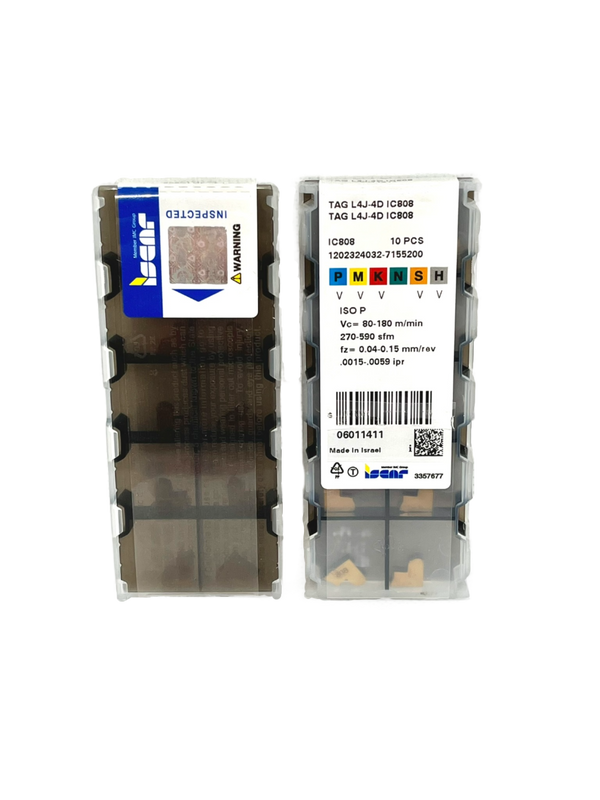 Iscar-TAG L4J-4D IC808 6011411-Smartinserts