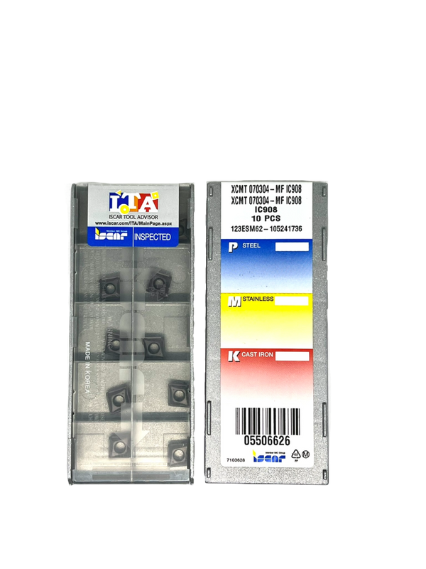 Iscar-XCMT 070304­-MF IC908 5506626-Smartinserts