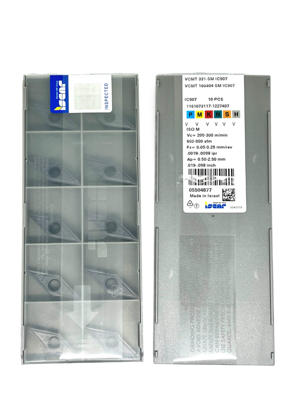 Iscar-VCMT 160404-SM IC907 5504877-Turning inserts